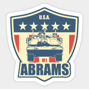 M1 Abrams Shied Sticker